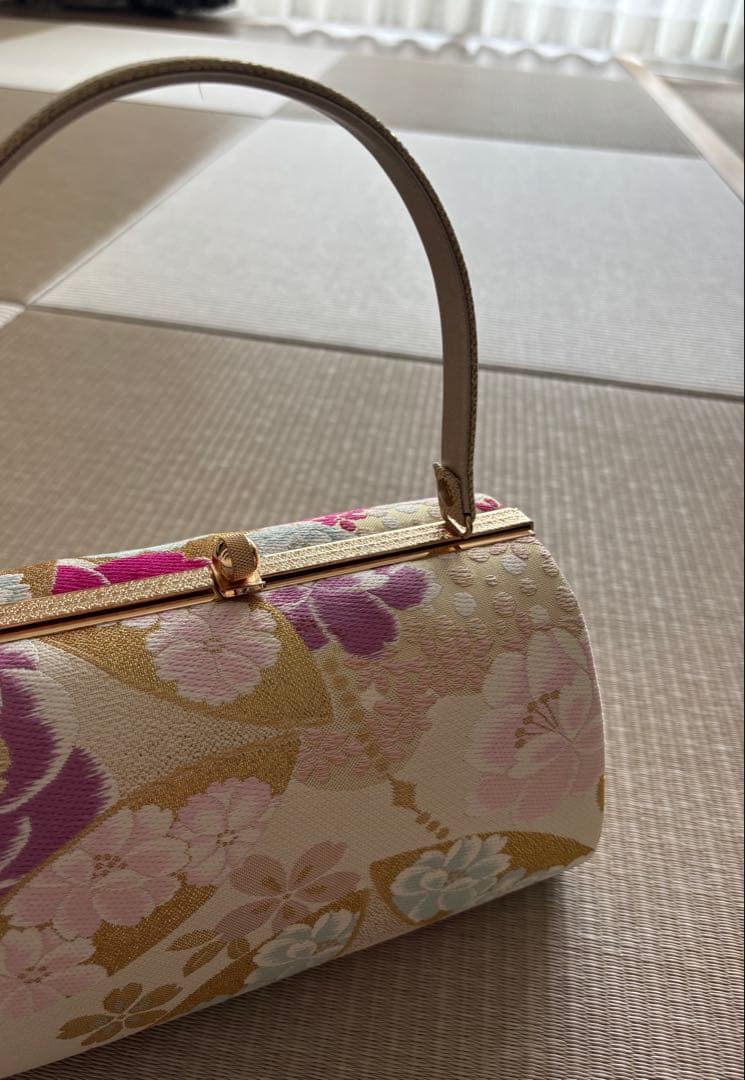 花柄和装用バッグと草履セット 成人式★