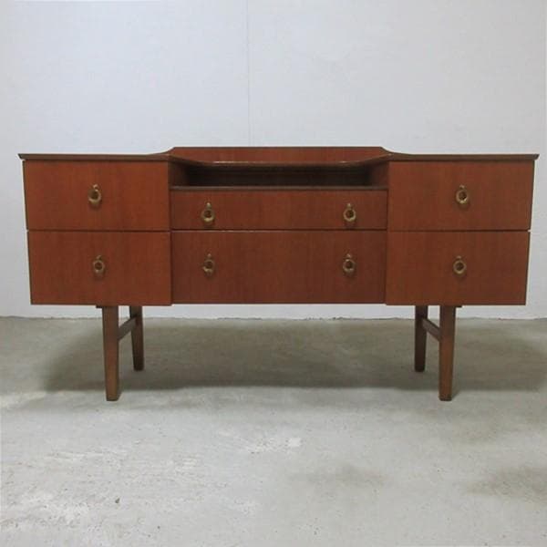 イギリス ビンテージ 家具 サイドボード キャビネット 飾り棚 英国 6165e