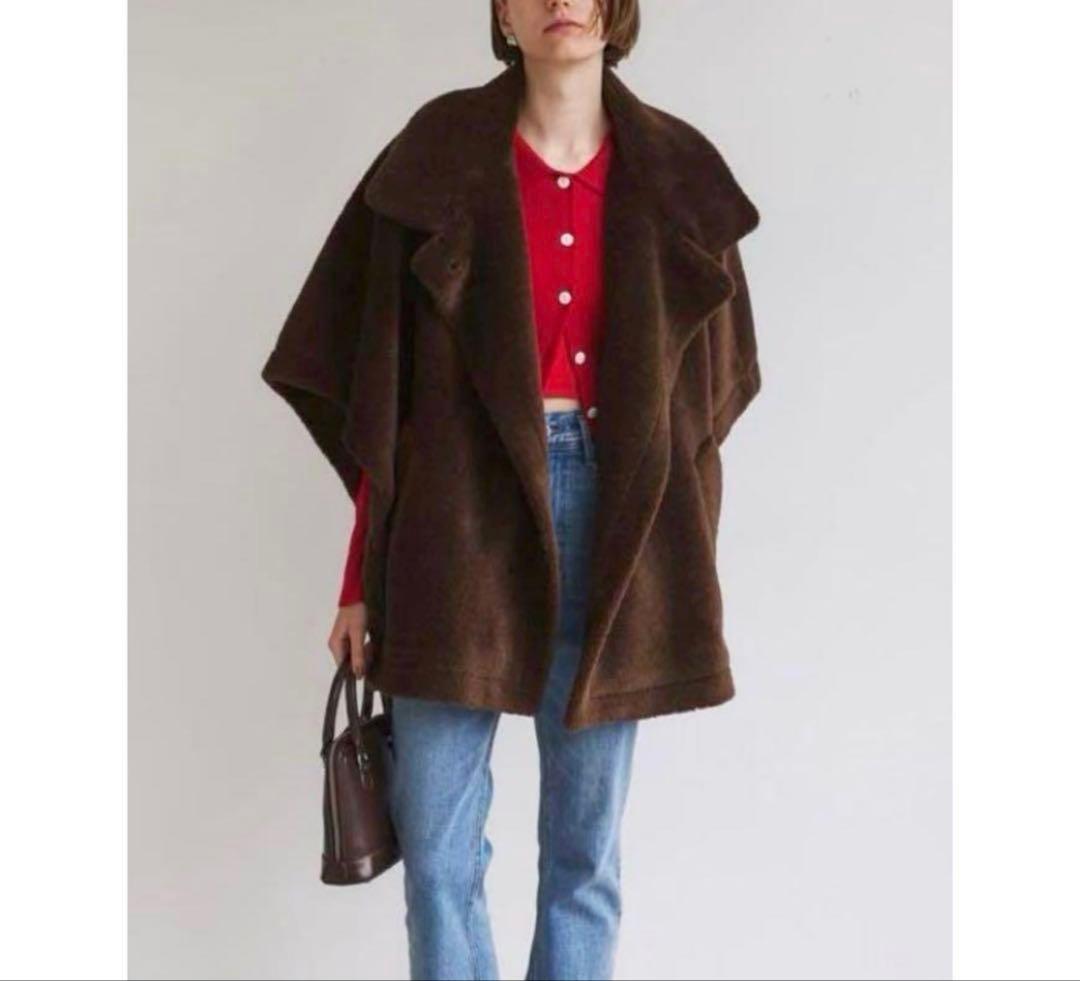 COCO DEAL ベージュ ポンチョ・ケープコート サイズ2