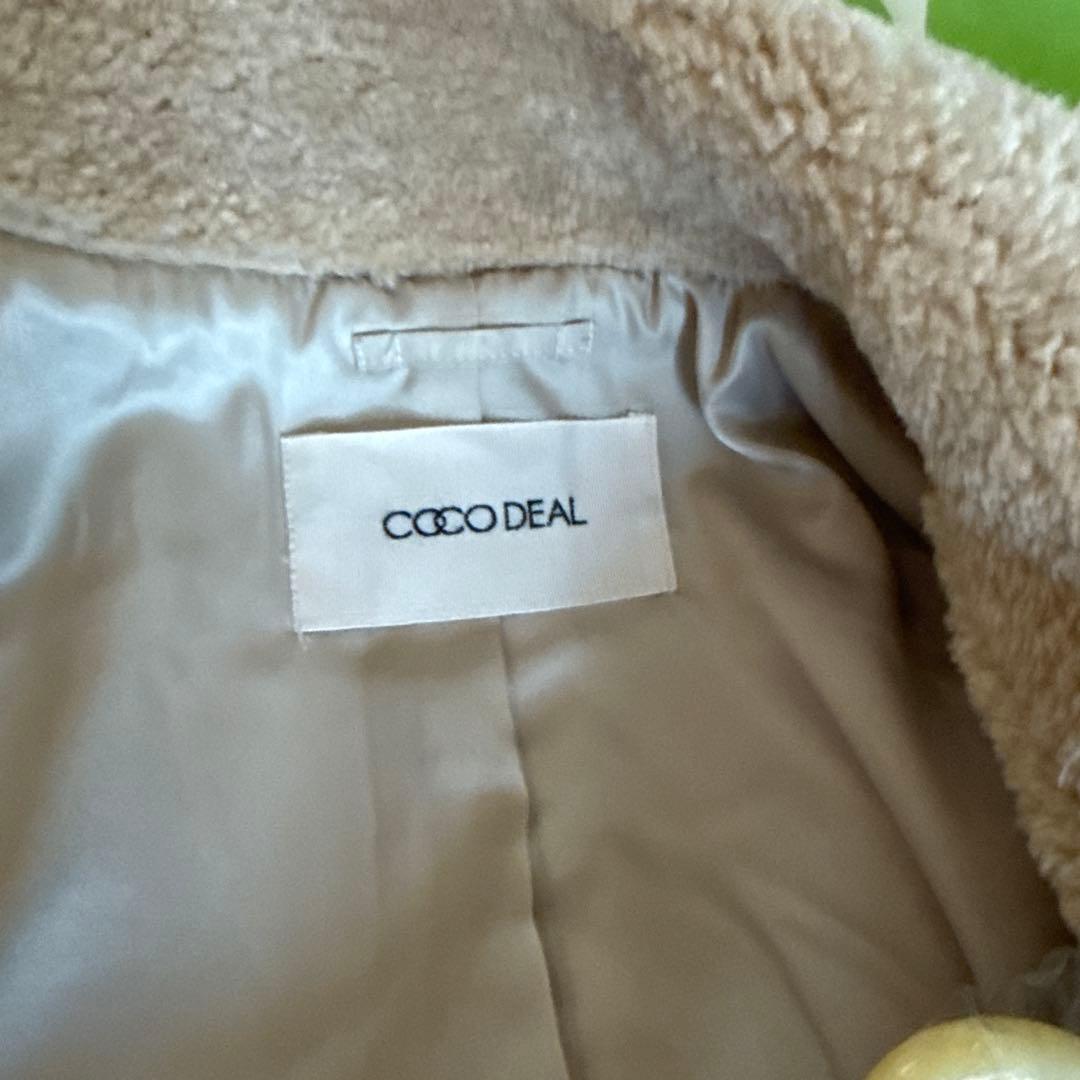 COCO DEAL ベージュ ポンチョ・ケープコート サイズ2