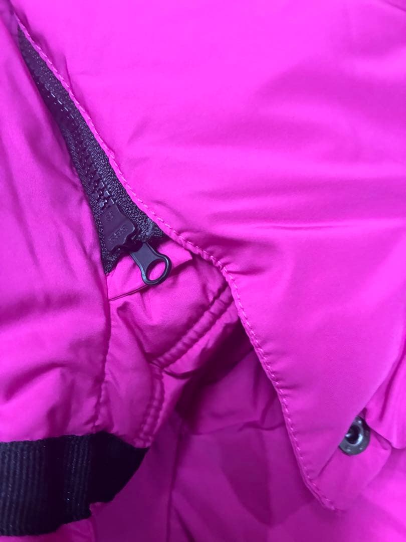 Desigualベルト付きパデットコート　取り外しフード S ピンク