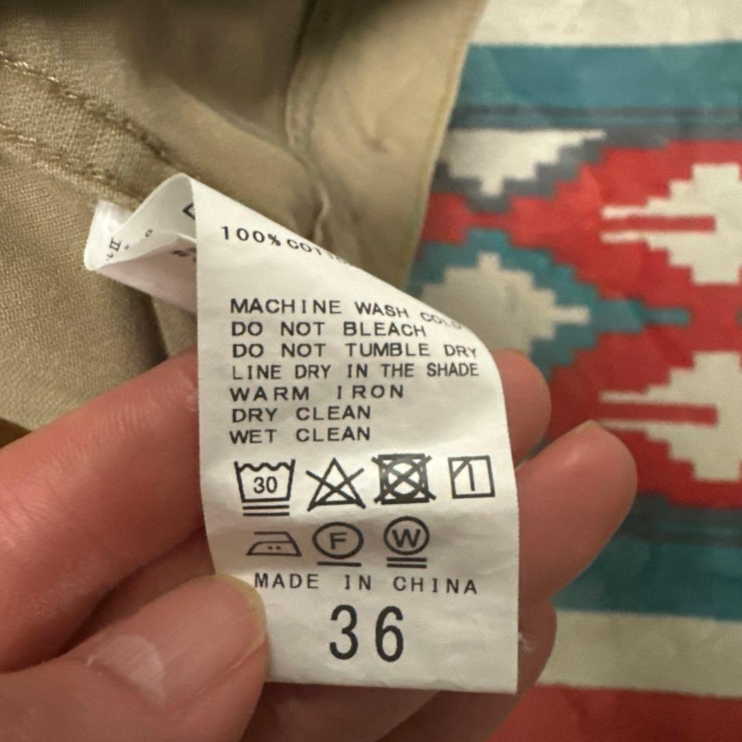 Spick & Span ルーズベイカーパンツ ベージュ