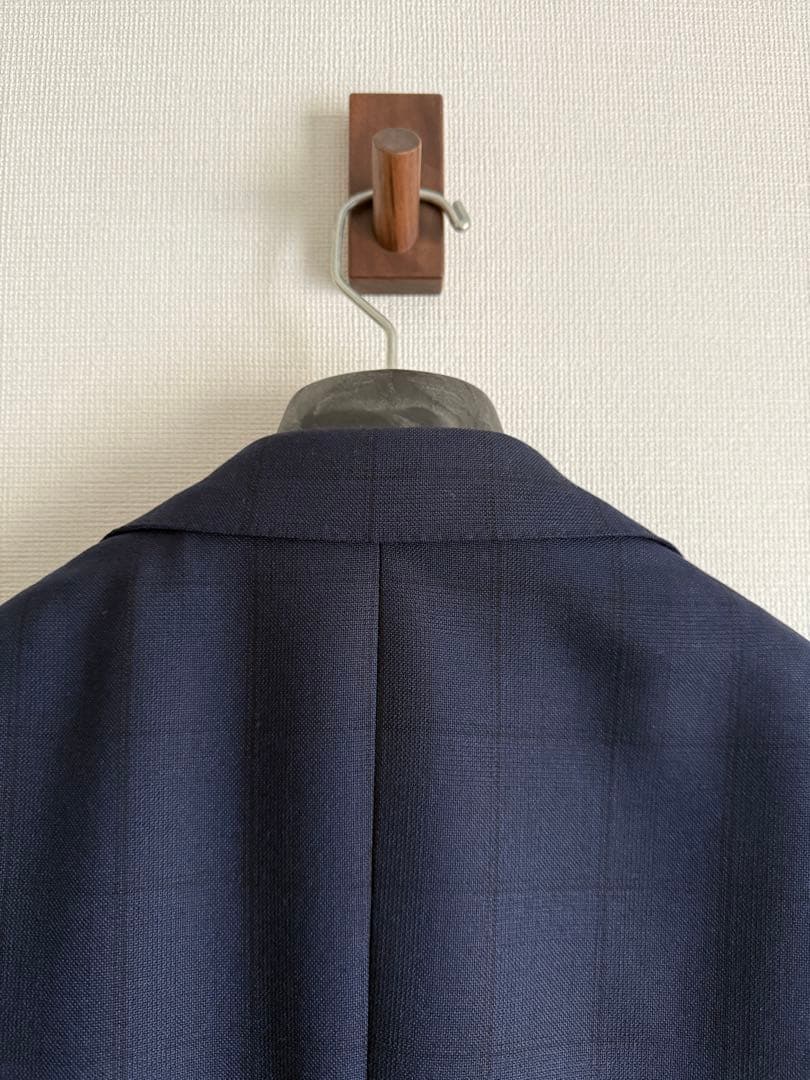 RING JACKET リングヂャケット スーツ サイズ48 ネイビーチェック
