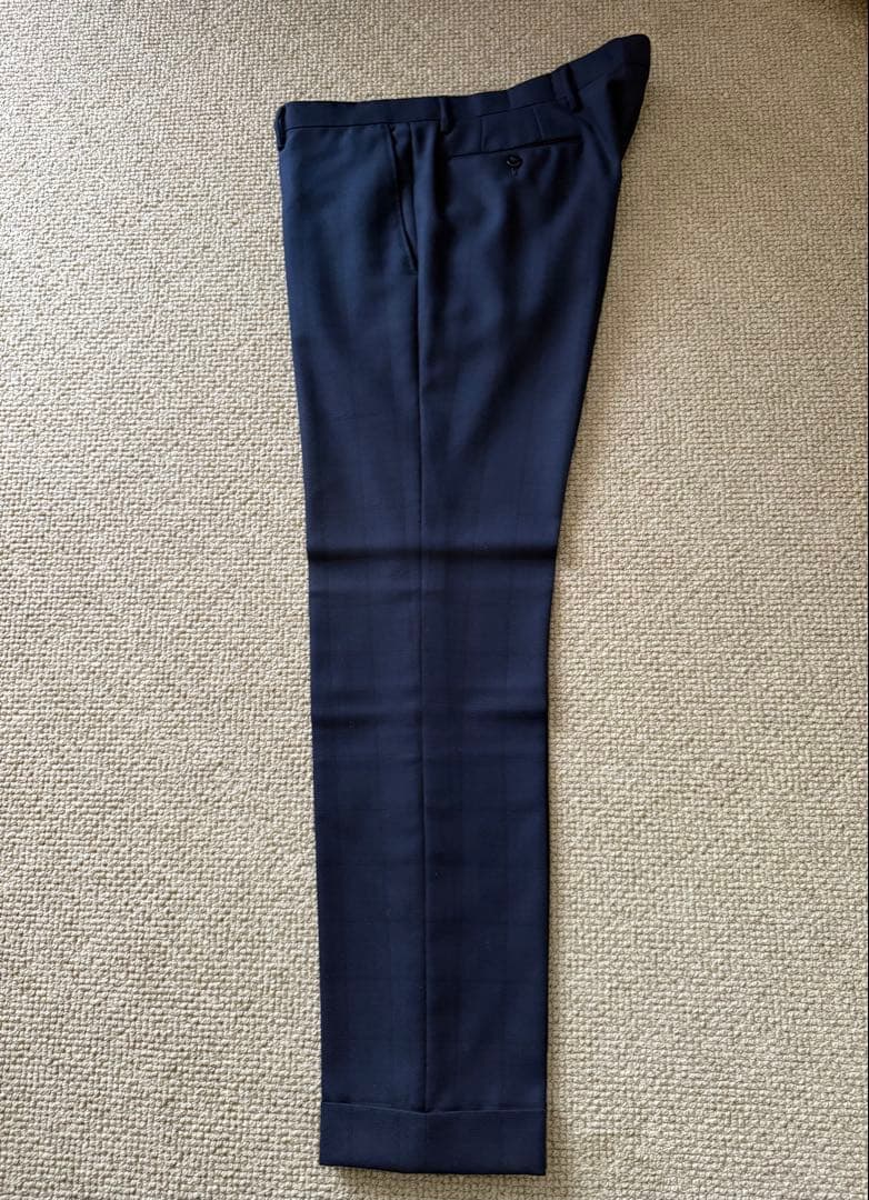 RING JACKET リングヂャケット スーツ サイズ48 ネイビーチェック