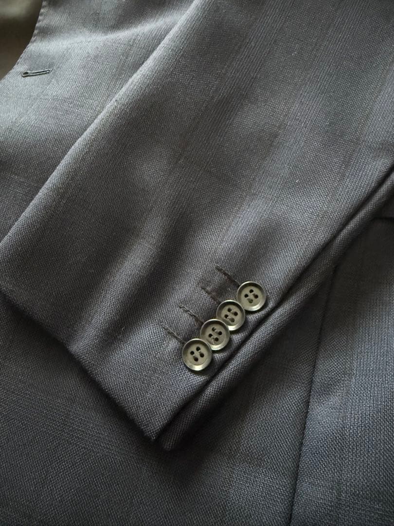 RING JACKET リングヂャケット スーツ サイズ48 ネイビーチェック