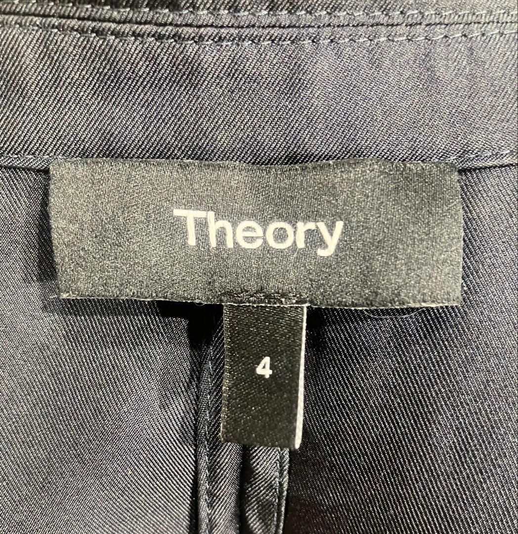 【25FW 新作】　Theory シルクジャケット　ウォッシャブル素材