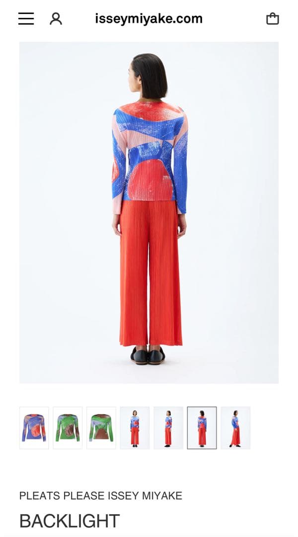 pleats please back light サイズ3