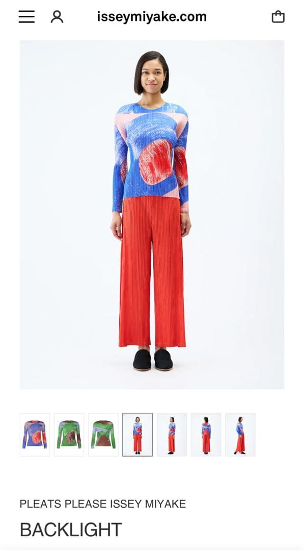 pleats please back light サイズ3