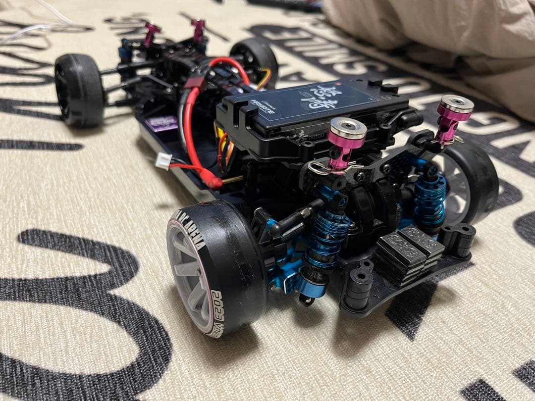 タミヤ tt02 2駆ドリ MRCコンバ搭載 ボディ無し フルセット