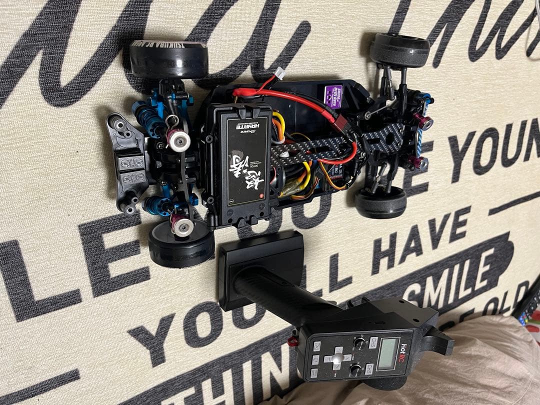 タミヤ tt02 2駆ドリ MRCコンバ搭載 ボディ無し フルセット