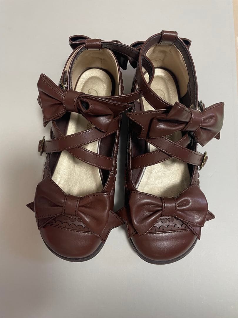 morphose シューズ 靴 M ブラウン 茶色 ロリィタ ロリータ