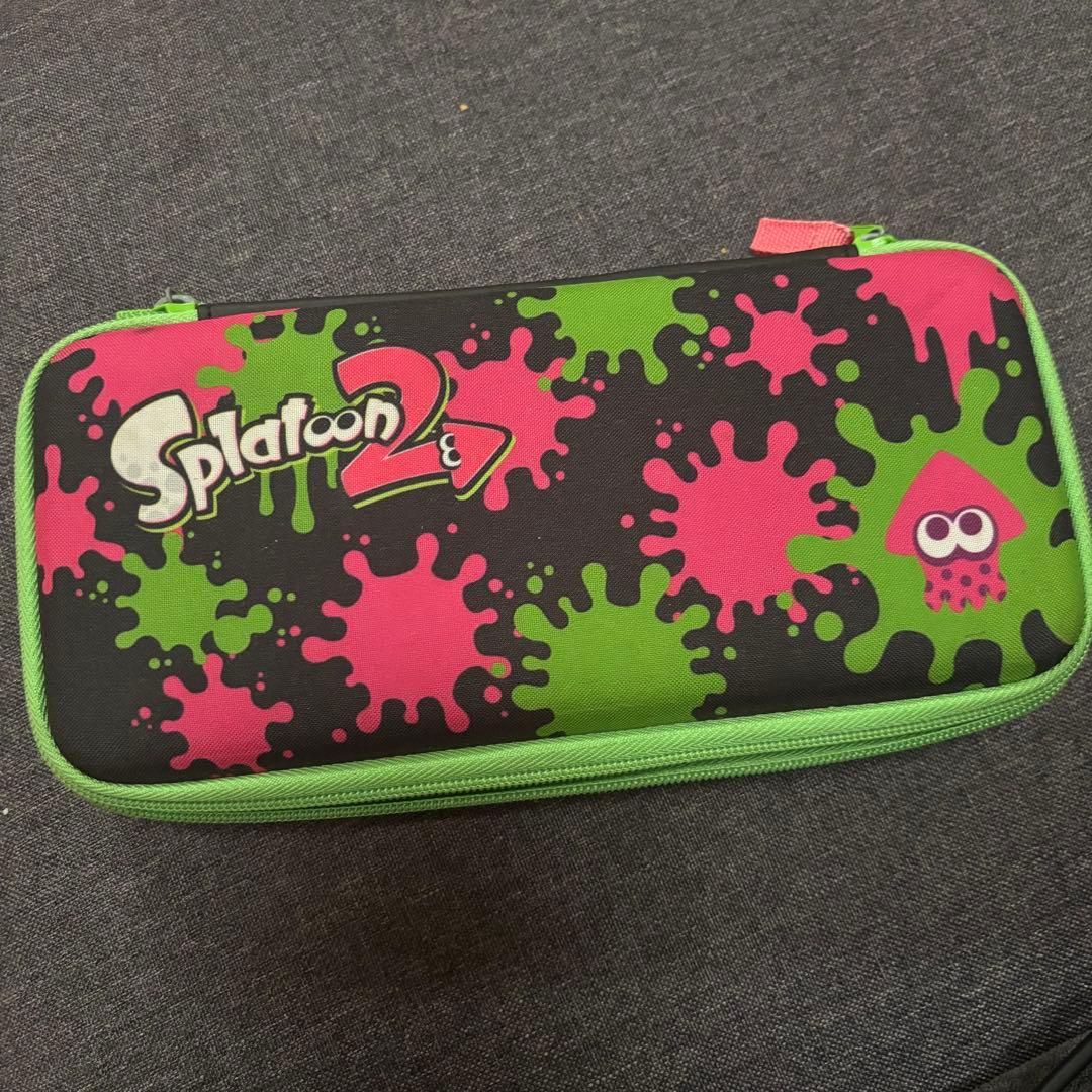 【セール中】Nintendo Switch グリーン/ピンク 本体 ケース付き