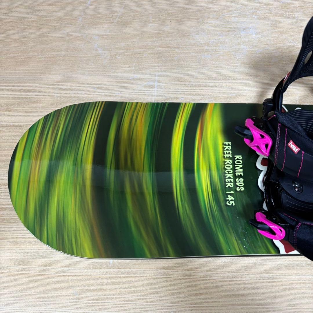 ROME SDS ローム HEAD レディーススノーボード3点セット　145cm