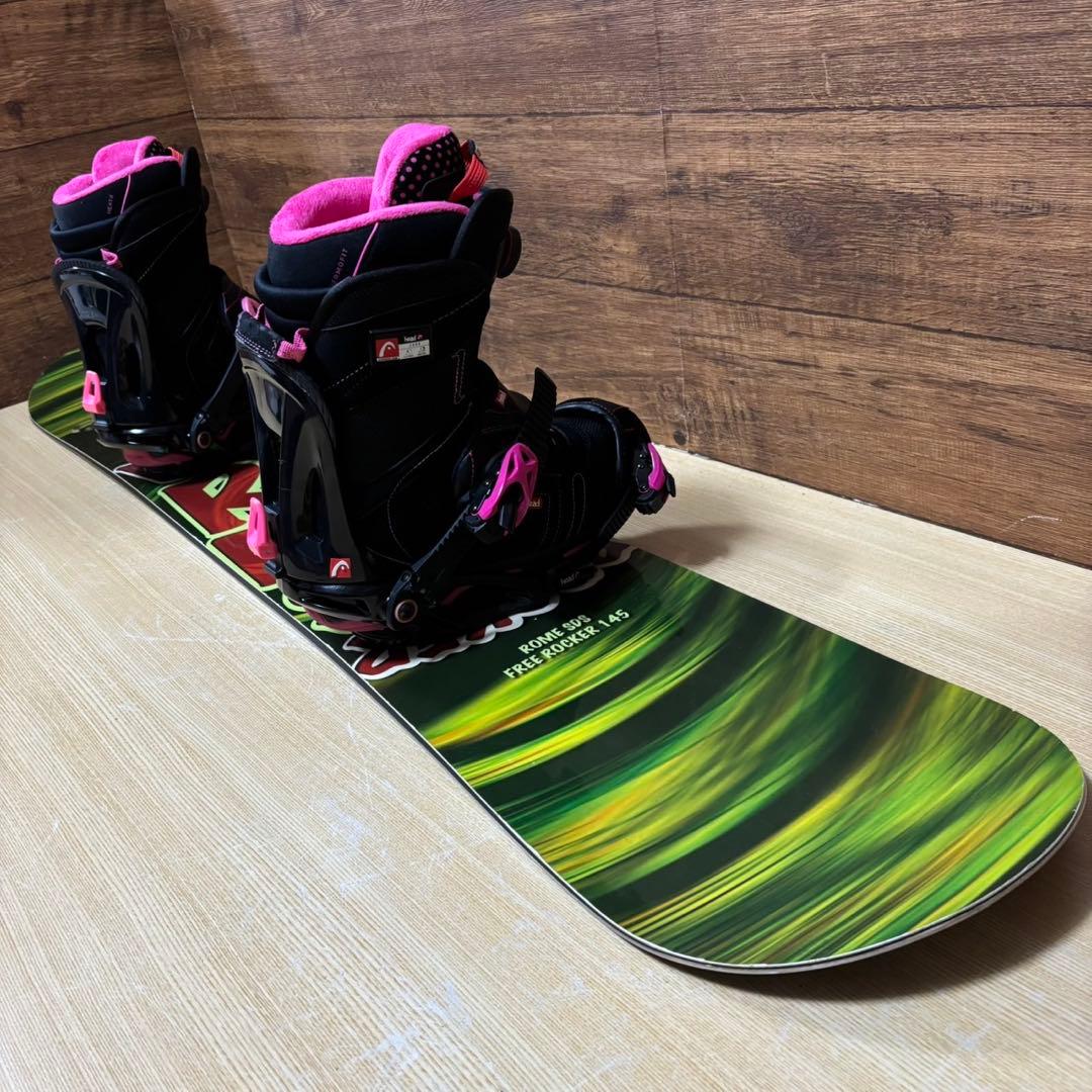 ROME SDS ローム HEAD レディーススノーボード3点セット　145cm