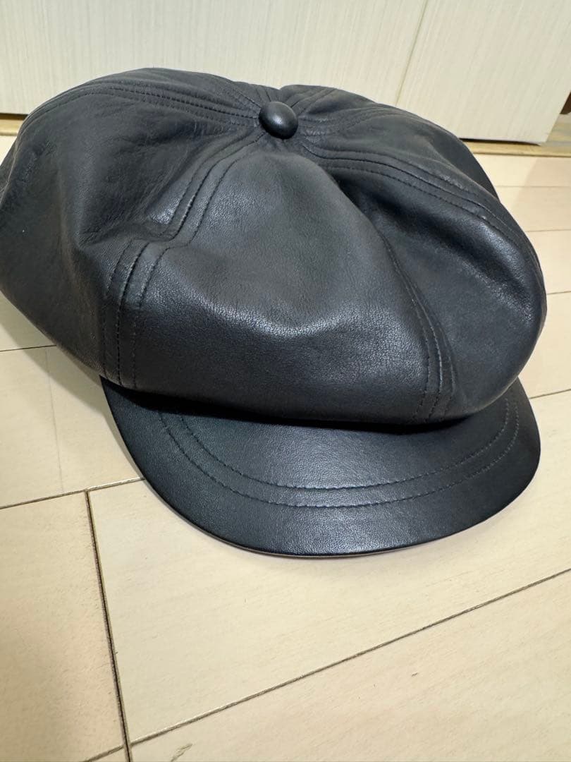 週末特価　バックラッシュ　キャスケット帽　レザー