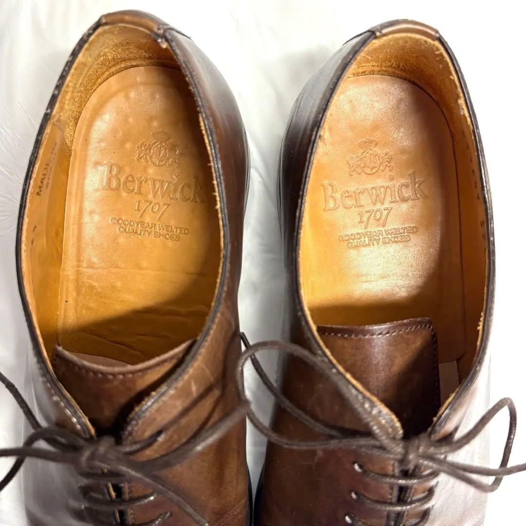 Berwick 5246 バーウィック 革靴 ホールカットブラウン UK5.5
