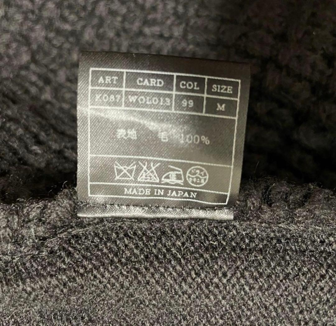 AKM ニットダッフルコート ブラック M