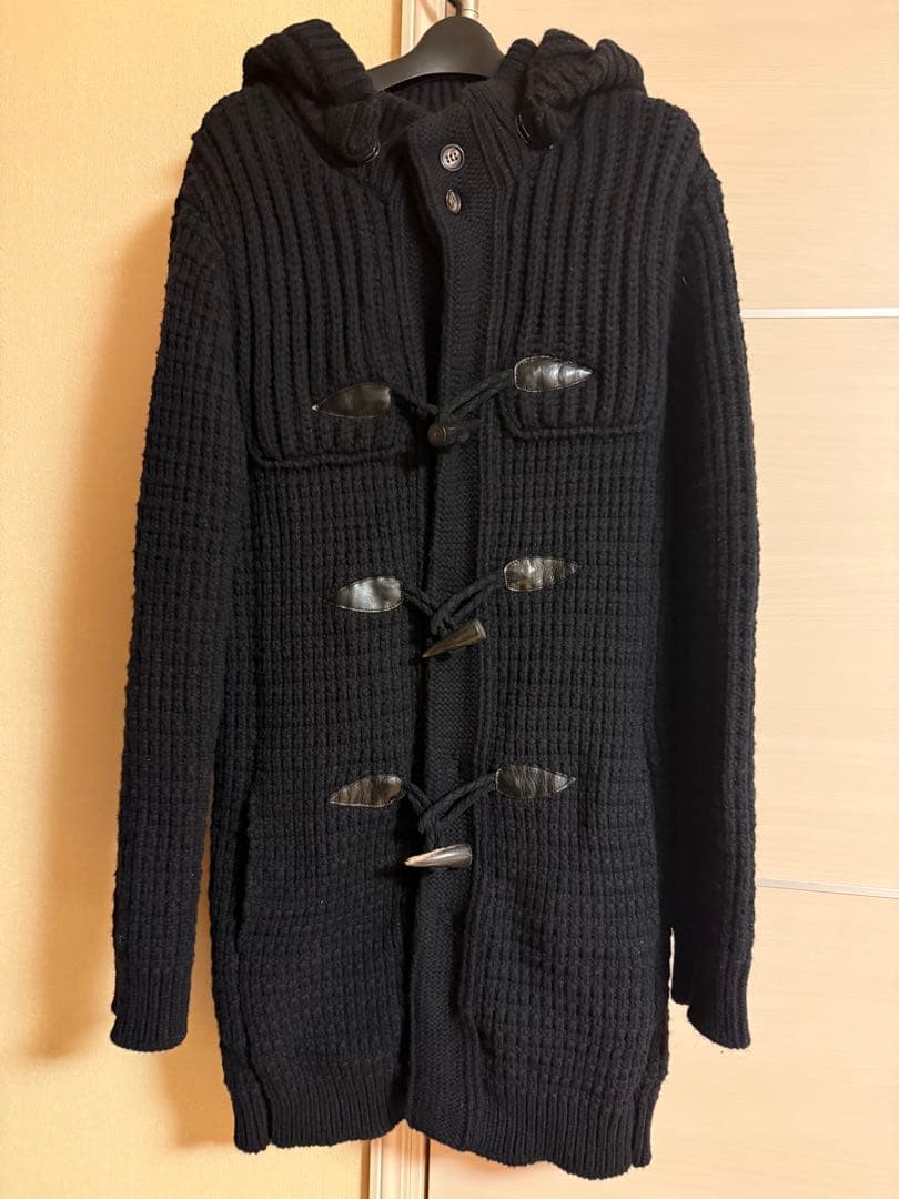 AKM ニットダッフルコート ブラック M