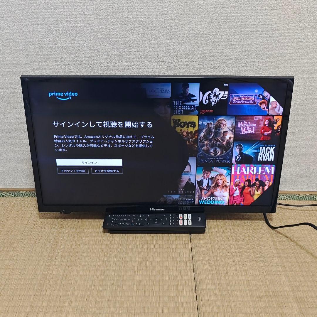 Hisense 24型 スマートテレビ ネット動画️⭕️地上波など✨2021年製