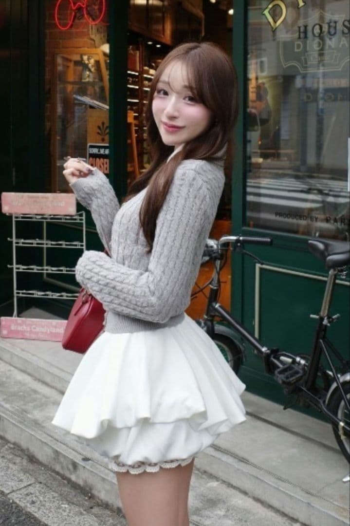 Darich ダーリッチ ボリュームバルーンミニスカート FREE