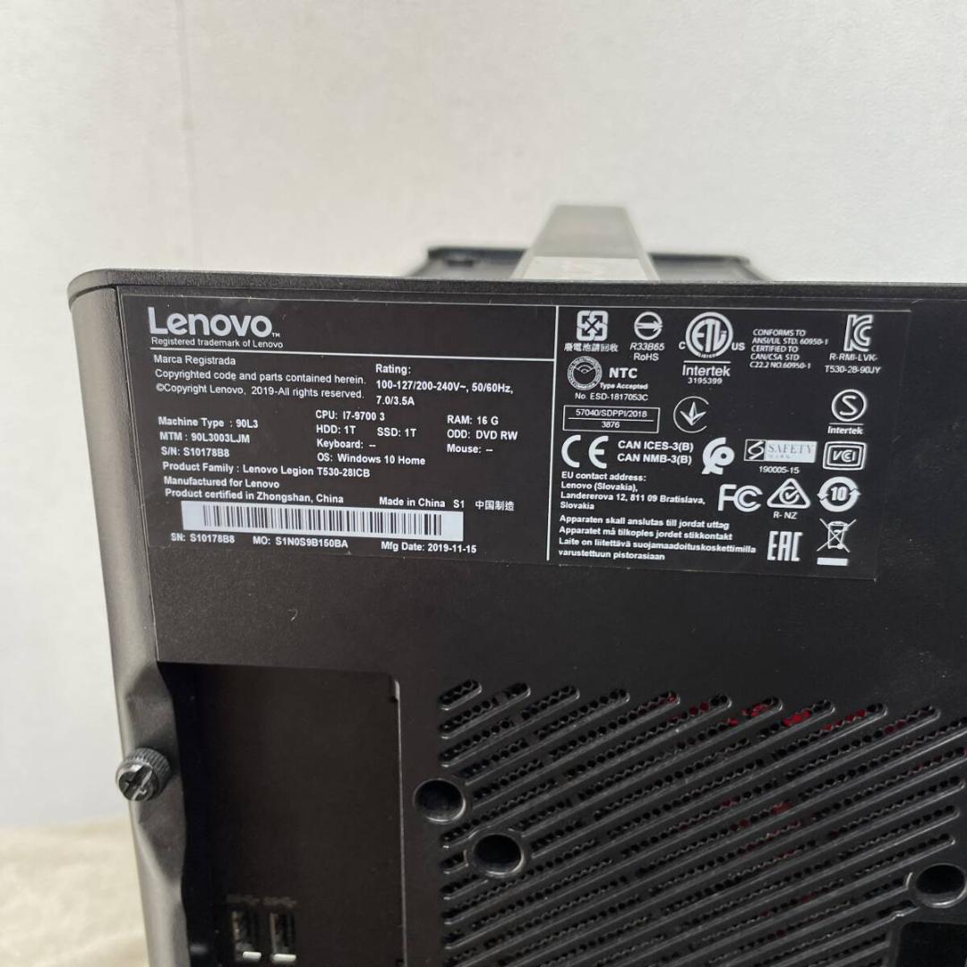 レノボ　 90L3003LJM 　HDD1TB　SSD1T　PC　XZ 3763