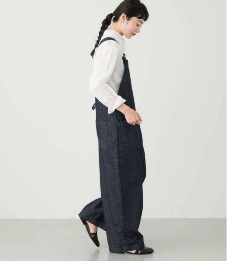 kagure デニムサロペット　インディゴ