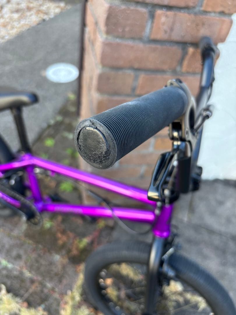 パープル 18インチ BMX 自転車