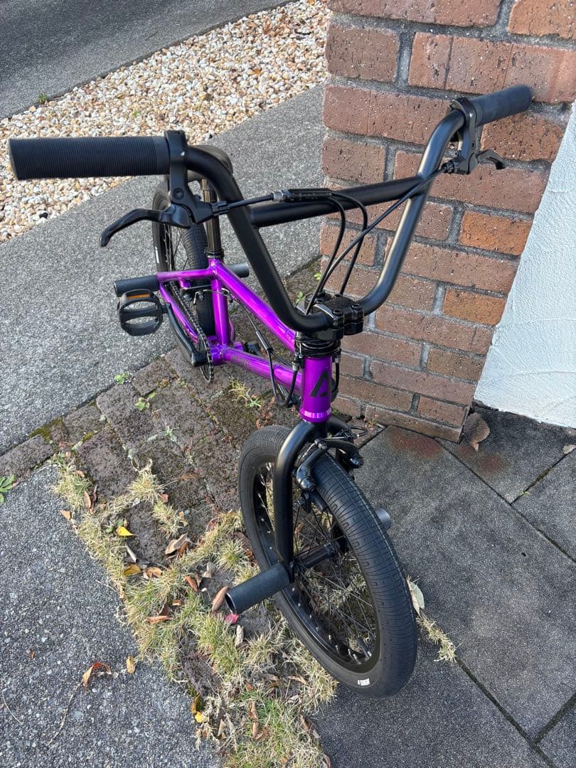 パープル 18インチ BMX 自転車