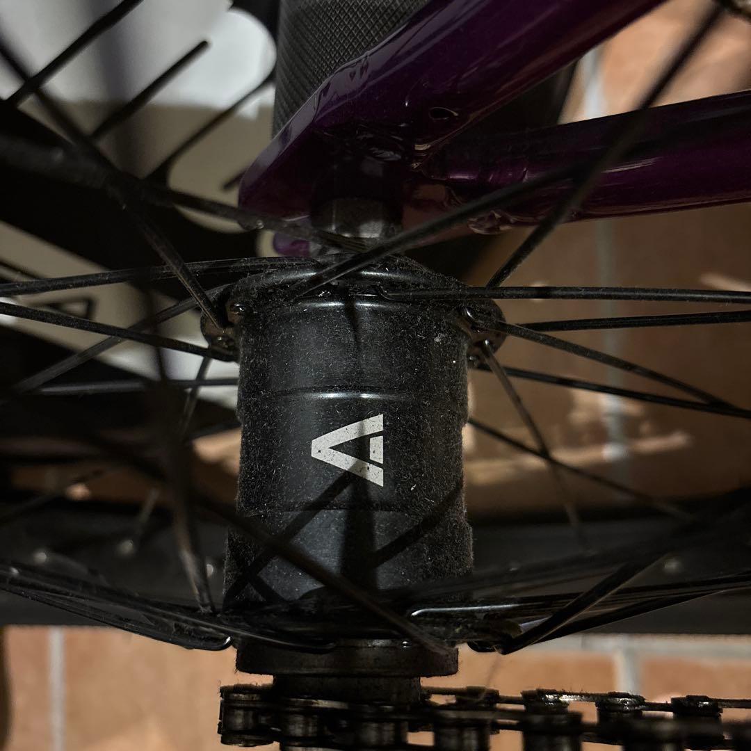 パープル 18インチ BMX 自転車