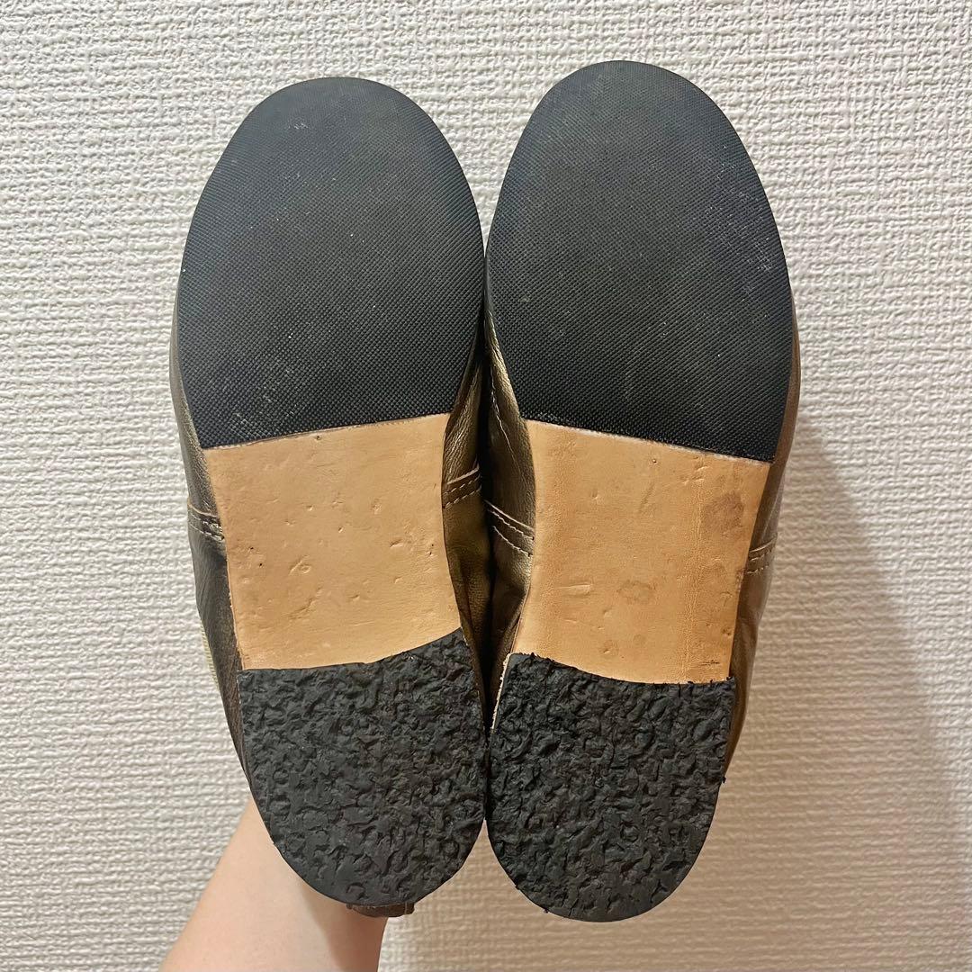 bululu-　E PORSIELLI バレエシューズ　ブロンズ