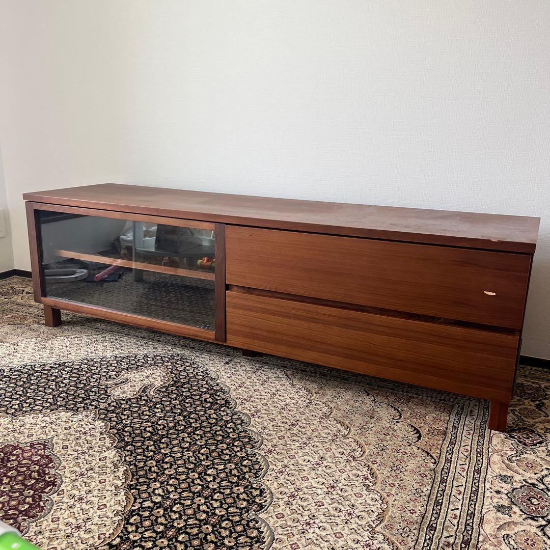 無印良品 テレビ台 テレビボード 150cm 足つき 廃番 傷あり