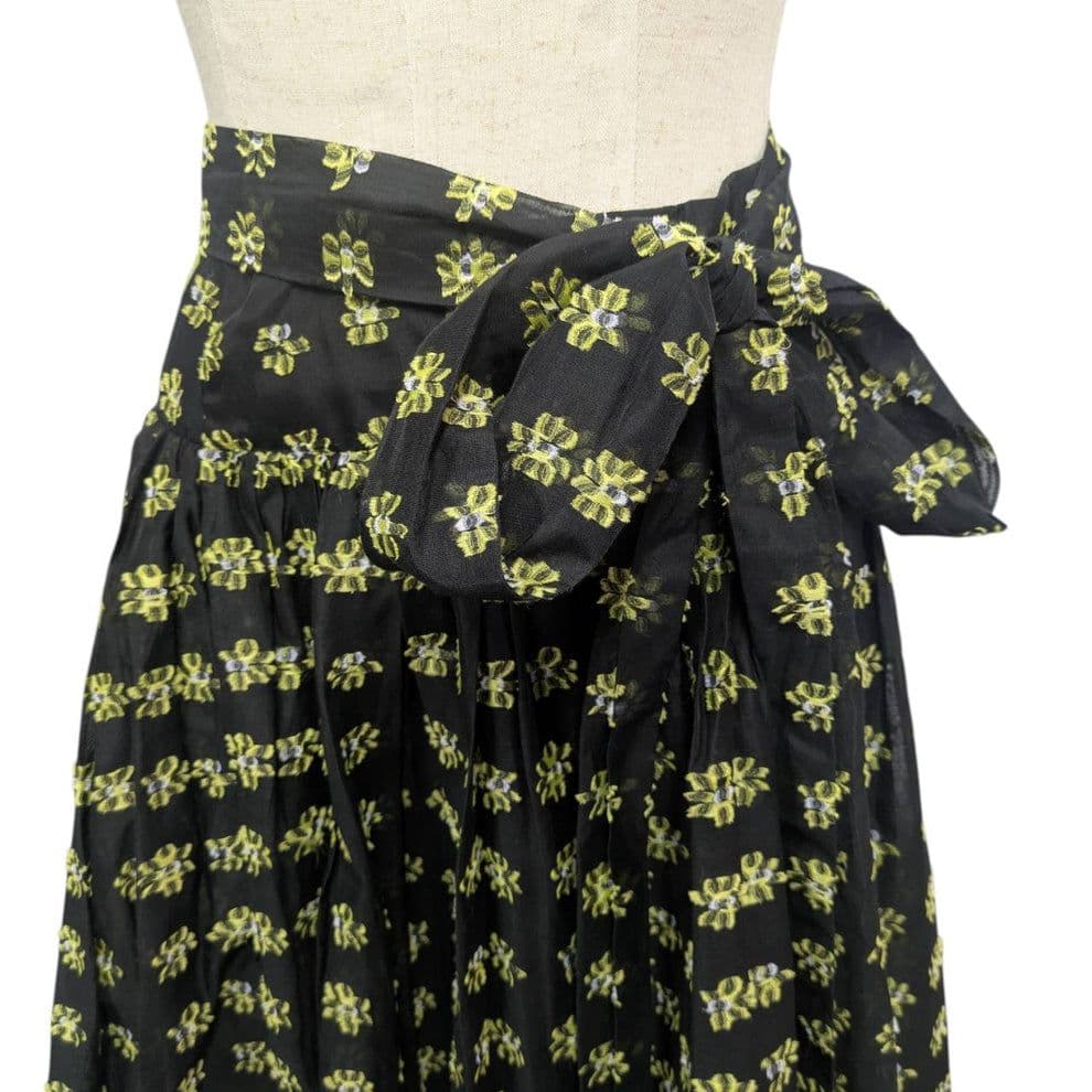 CECILIE BAHANSEN セシリーバンセン 花柄 スカート ブラック