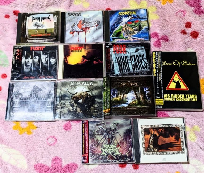 ヘヴィメタル　メロハー　スラッシュメタル　デスメタル　LAメタル　まとめ売り