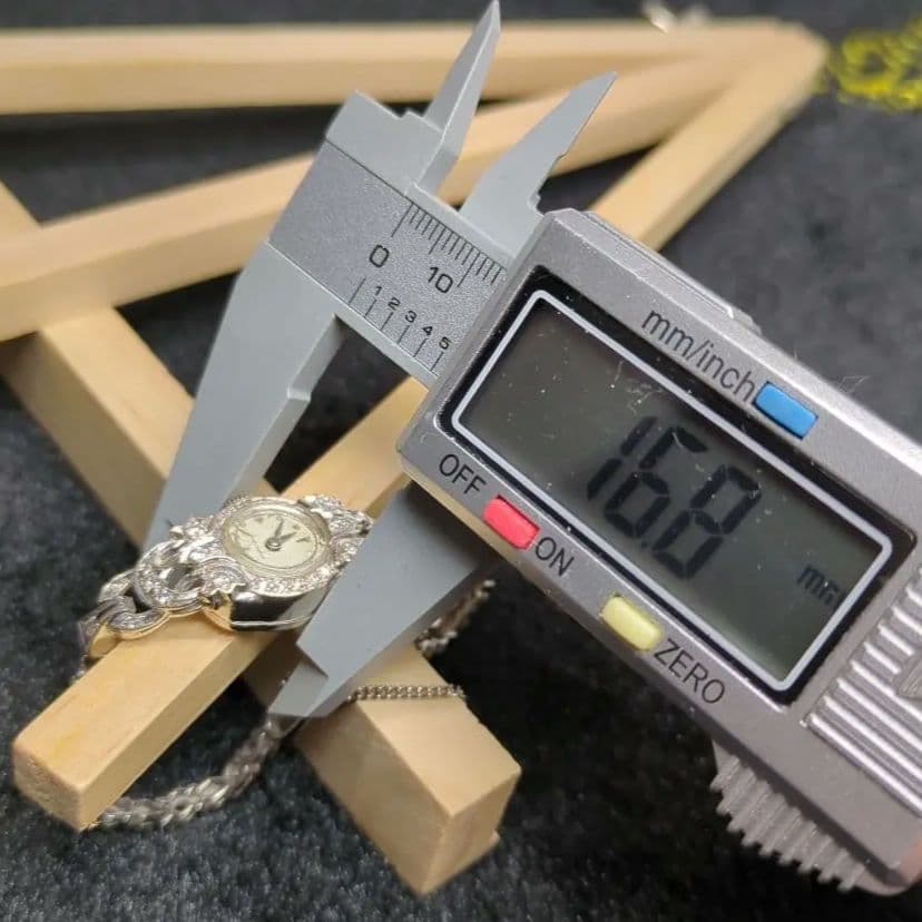 Hamilton　ダイヤモンドベゼル　14K　腕時計　非稼働　アンティーク