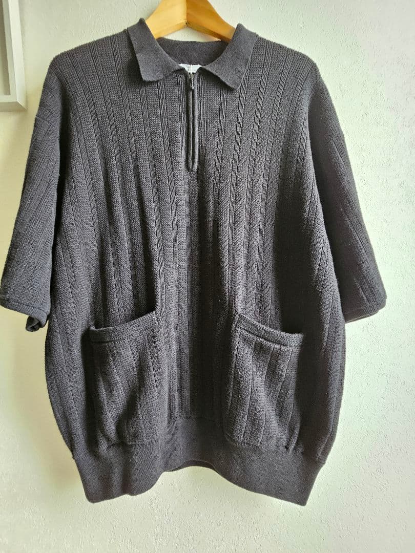 crepuscule　クレプスキュール　ポロシャツ　Black