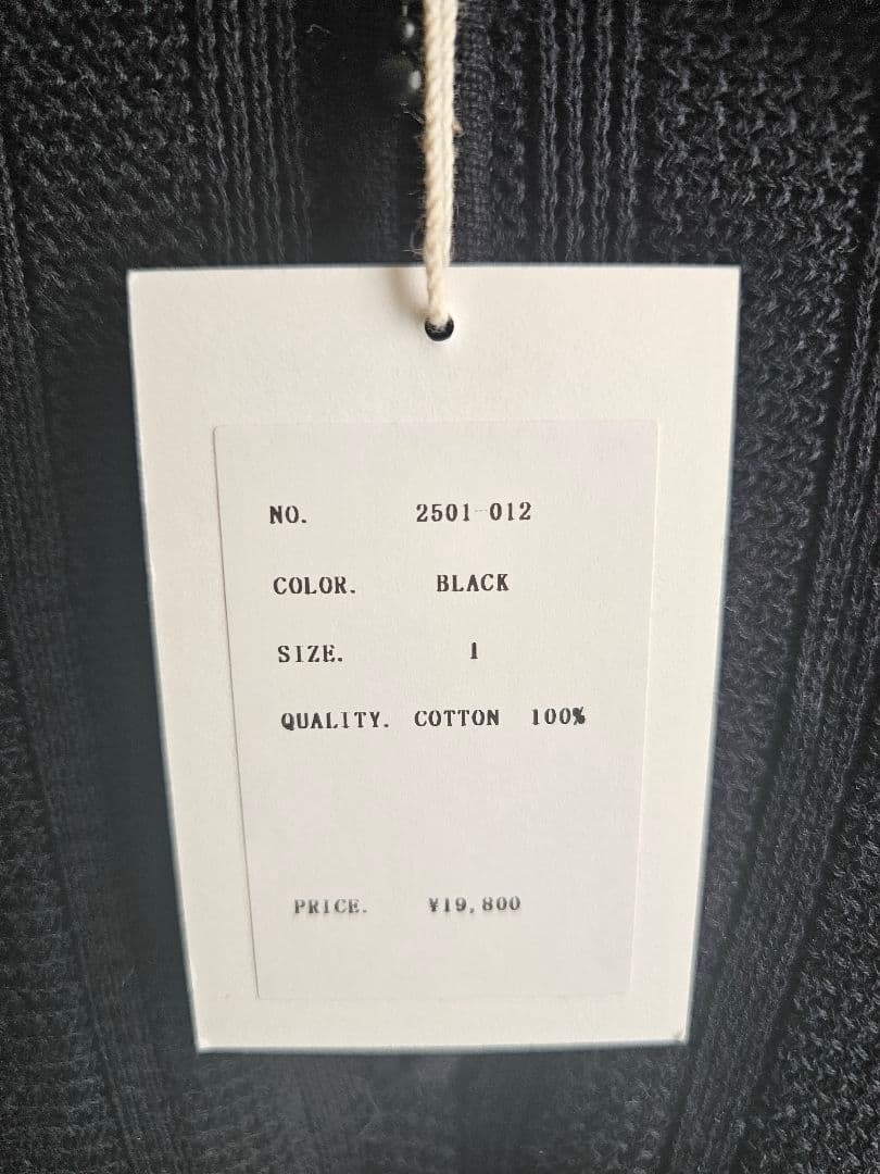 crepuscule　クレプスキュール　ポロシャツ　Black