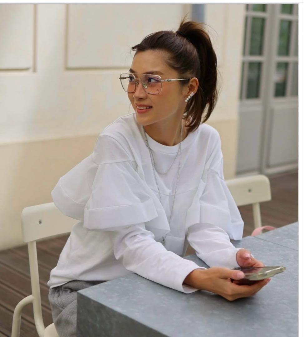 ★gypsohila チュールロンT ジプソフィア Tulle Long Tee