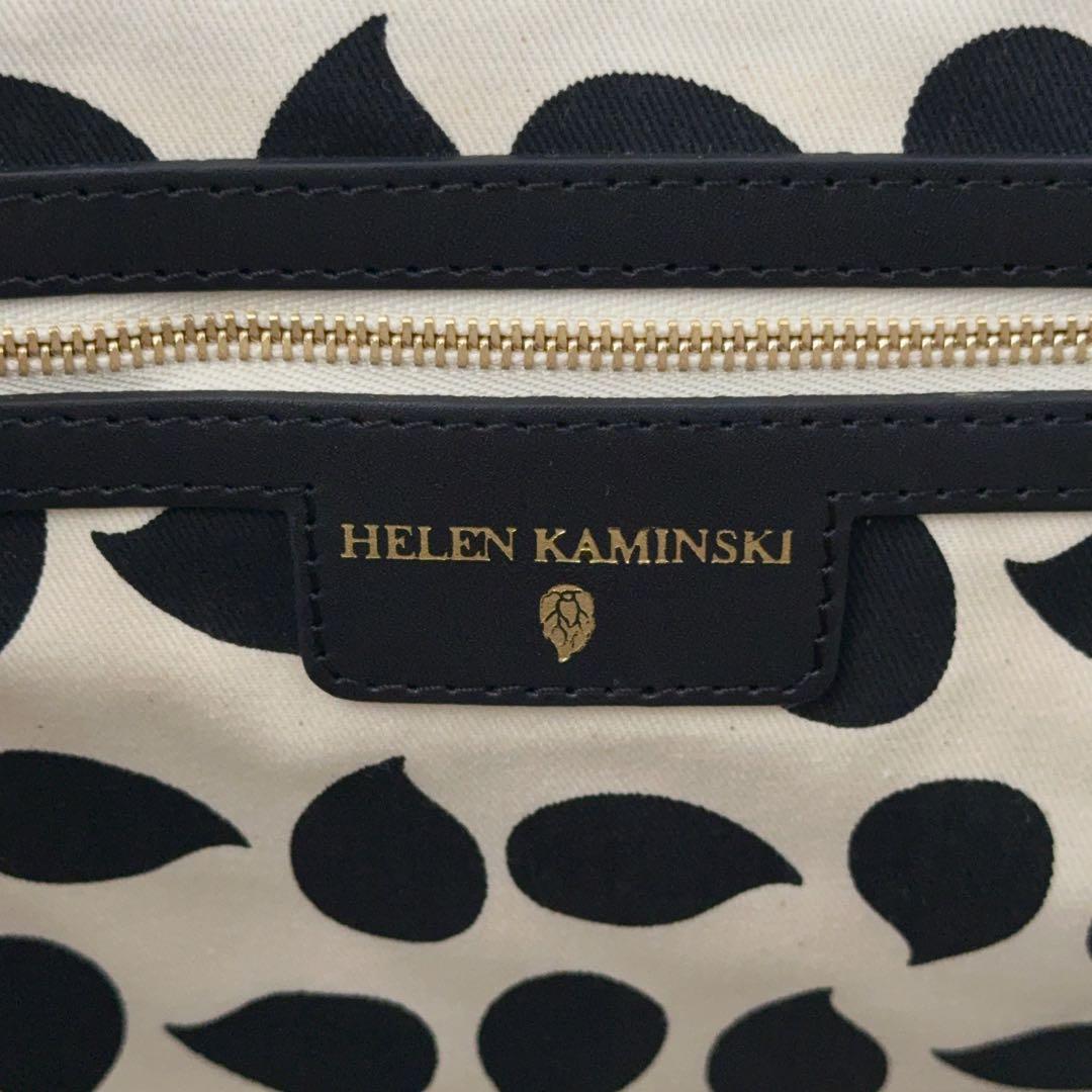 【極美品✨️】HELEN KAMINSKI かごバッグ トートバッグ ブラック
