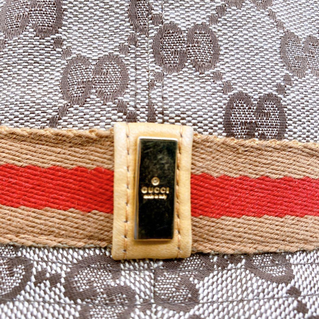 GUCCI グッチ　GG柄　 バケットハット　Lサイズ　帽子