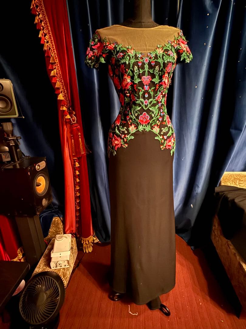 【本日まで】 tadashi shoji ロングドレス0号　クリーニング済