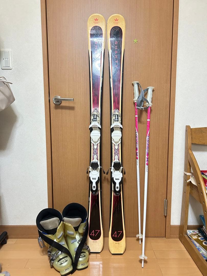 COSMIC SURF スキー板とブーツセット レディース