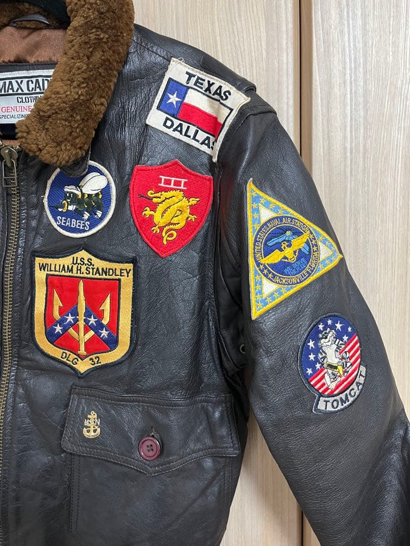 t*m様 MAX CADY's G-1トップガン レザー フライトジャケット S