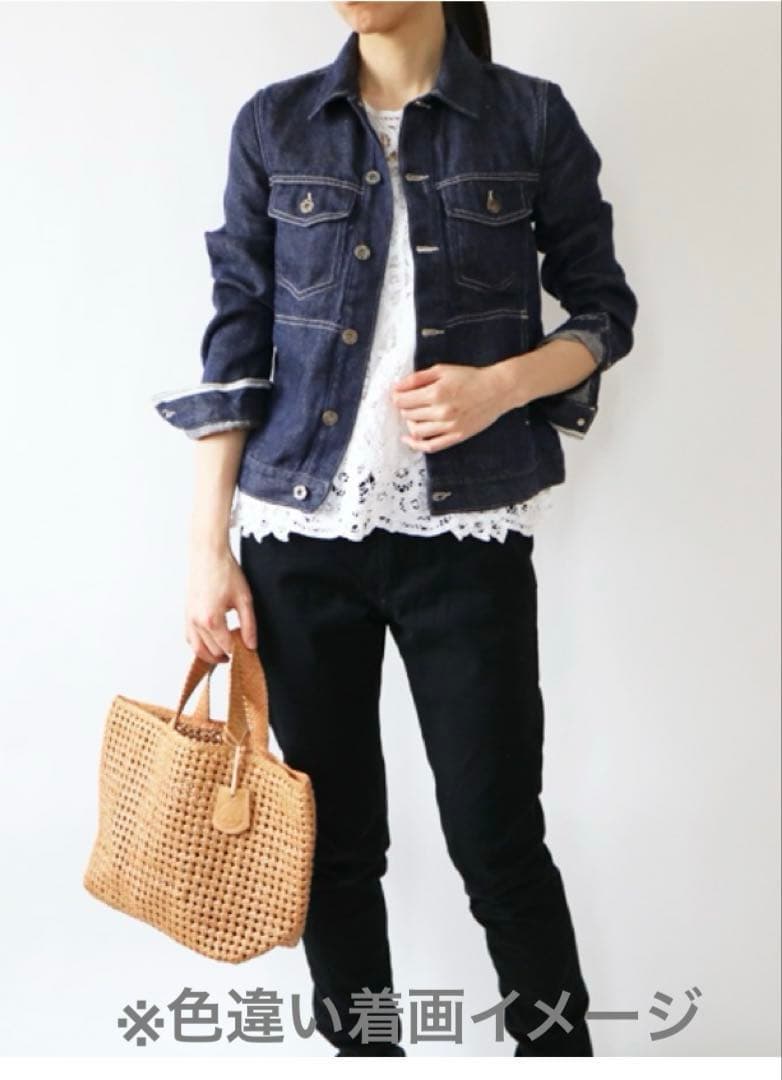 Vlas Blomme リネンデニムジャケット