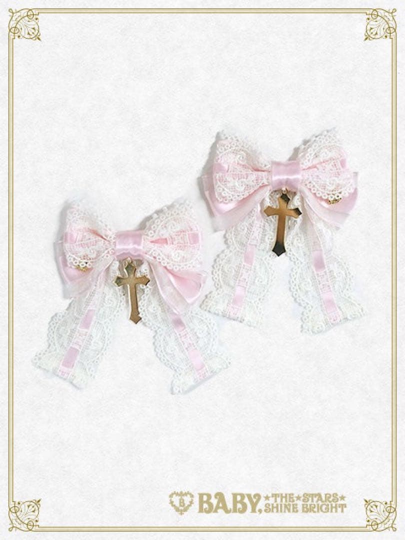 BABY リボンコーム 〜ロザリオの誓い〜 ピンク