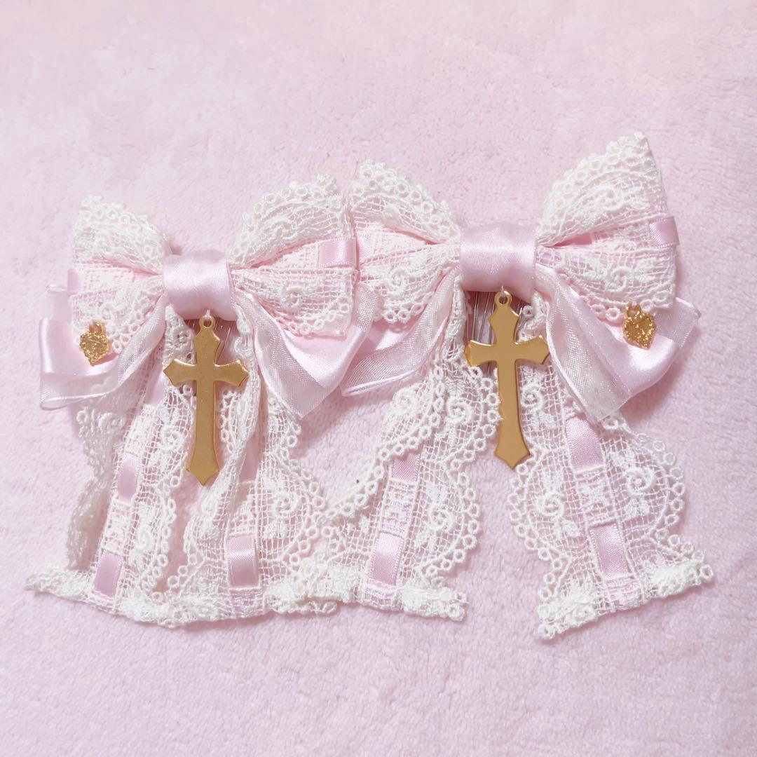 BABY リボンコーム 〜ロザリオの誓い〜 ピンク