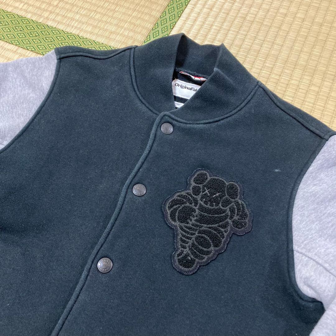 KAWS OriginalFake ループウィラー スウェット　スタジャン