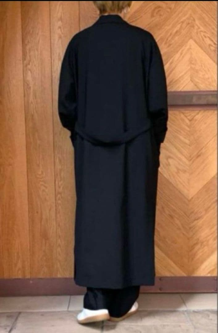 極美品 HYKE ウールショップコート サイズ1 2017AW