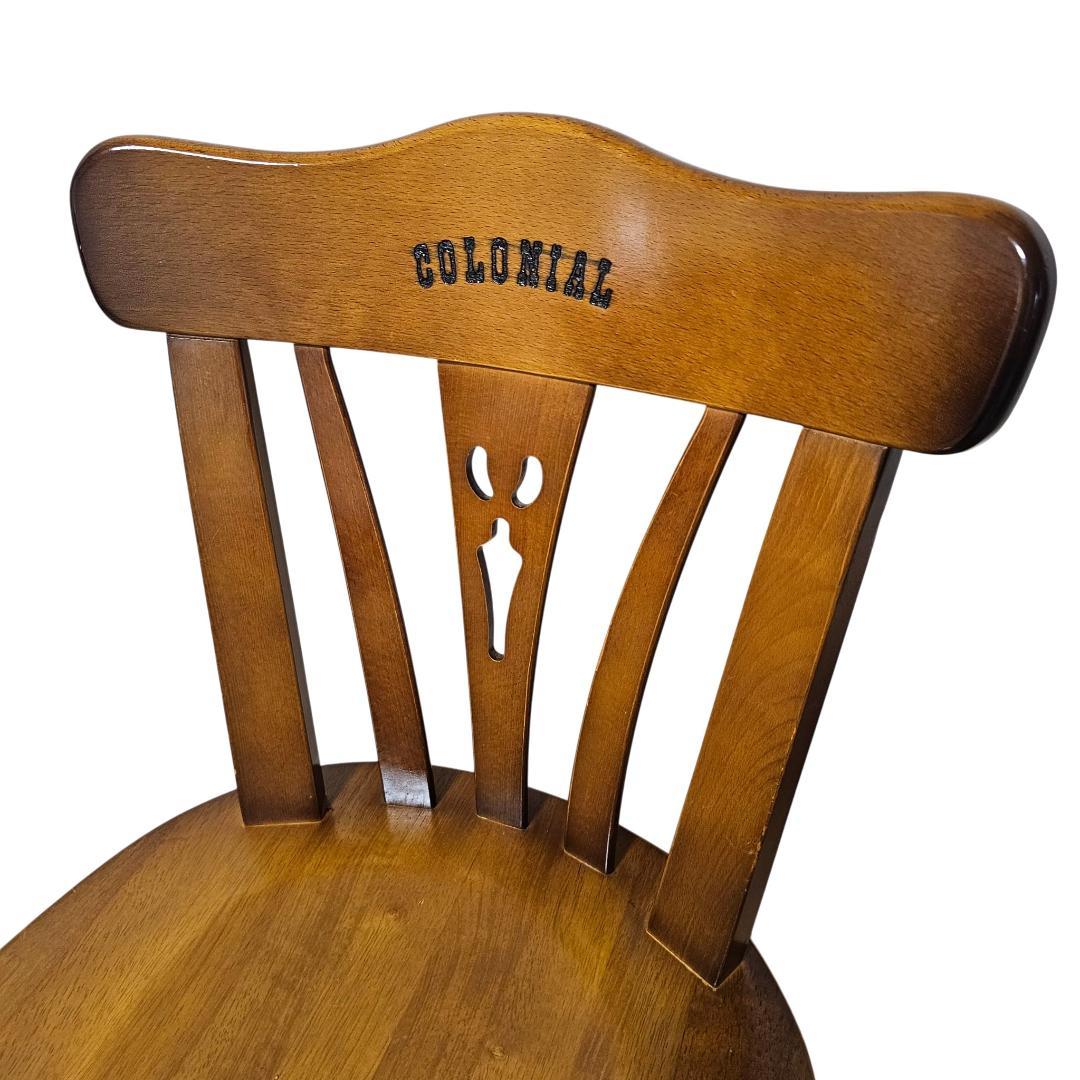 karimoku カリモク コロニアル 回転 ダイニングチェア② ヴィンテージ