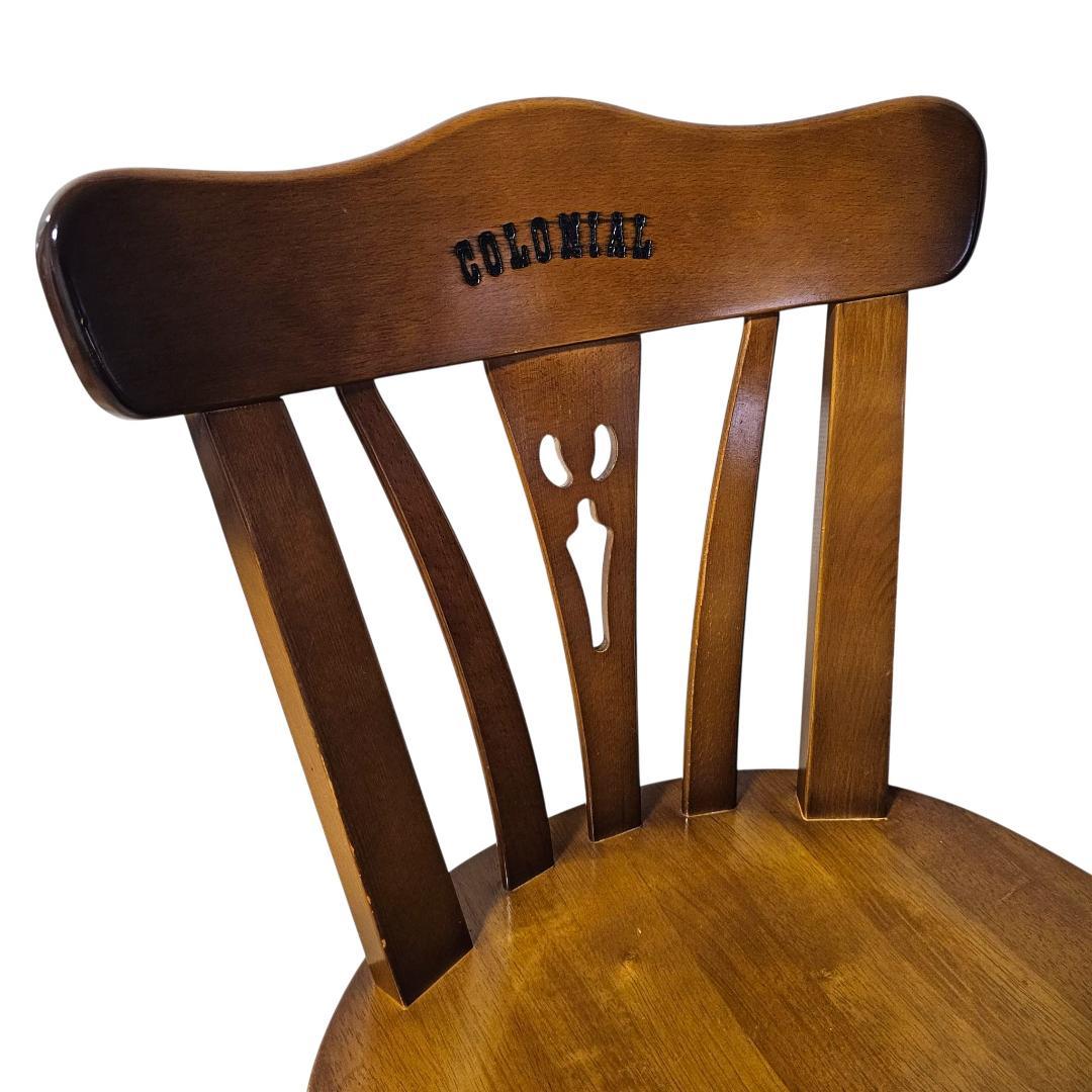 karimoku カリモク コロニアル 回転 ダイニングチェア② ヴィンテージ