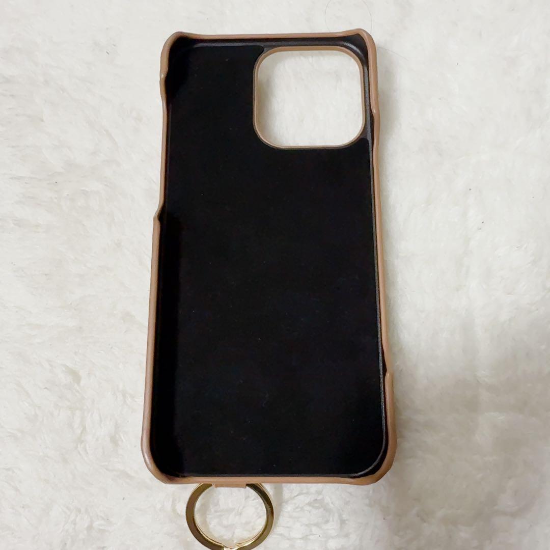 美品 しーちゃん iphone16promax ミラー付きカードケース